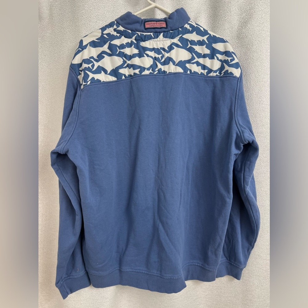 Vineyard Vines Half-zip Pull Over - Sharks 🦈